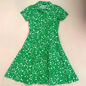 Tommy Hilfiger Womens Floral Print Knee Length Shirtdress